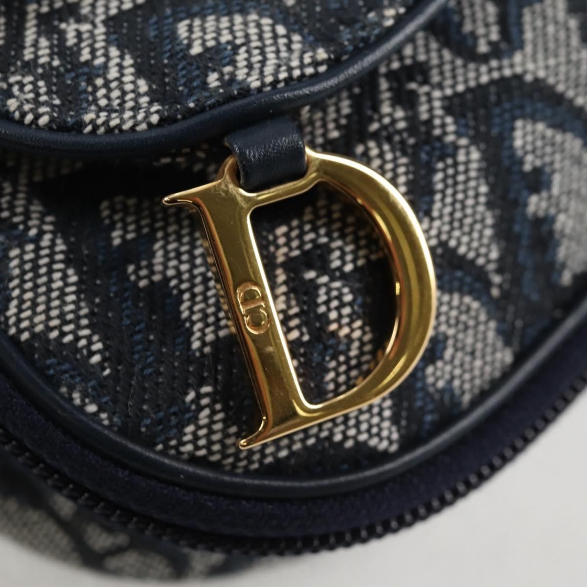 Dior Christian Dior Saddle Zip Pouch Diorissimo Canvas Size ONE SIZE - 12 Thumbnail