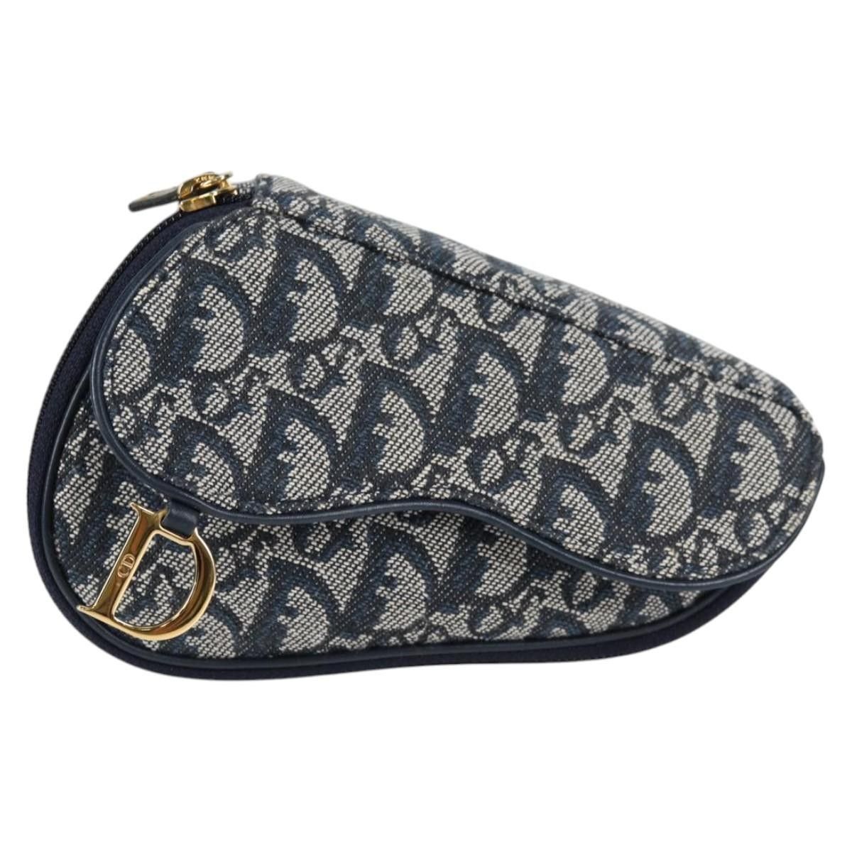 Dior Christian Dior Saddle Zip Pouch Diorissimo Canvas Size ONE SIZE - 18 Thumbnail