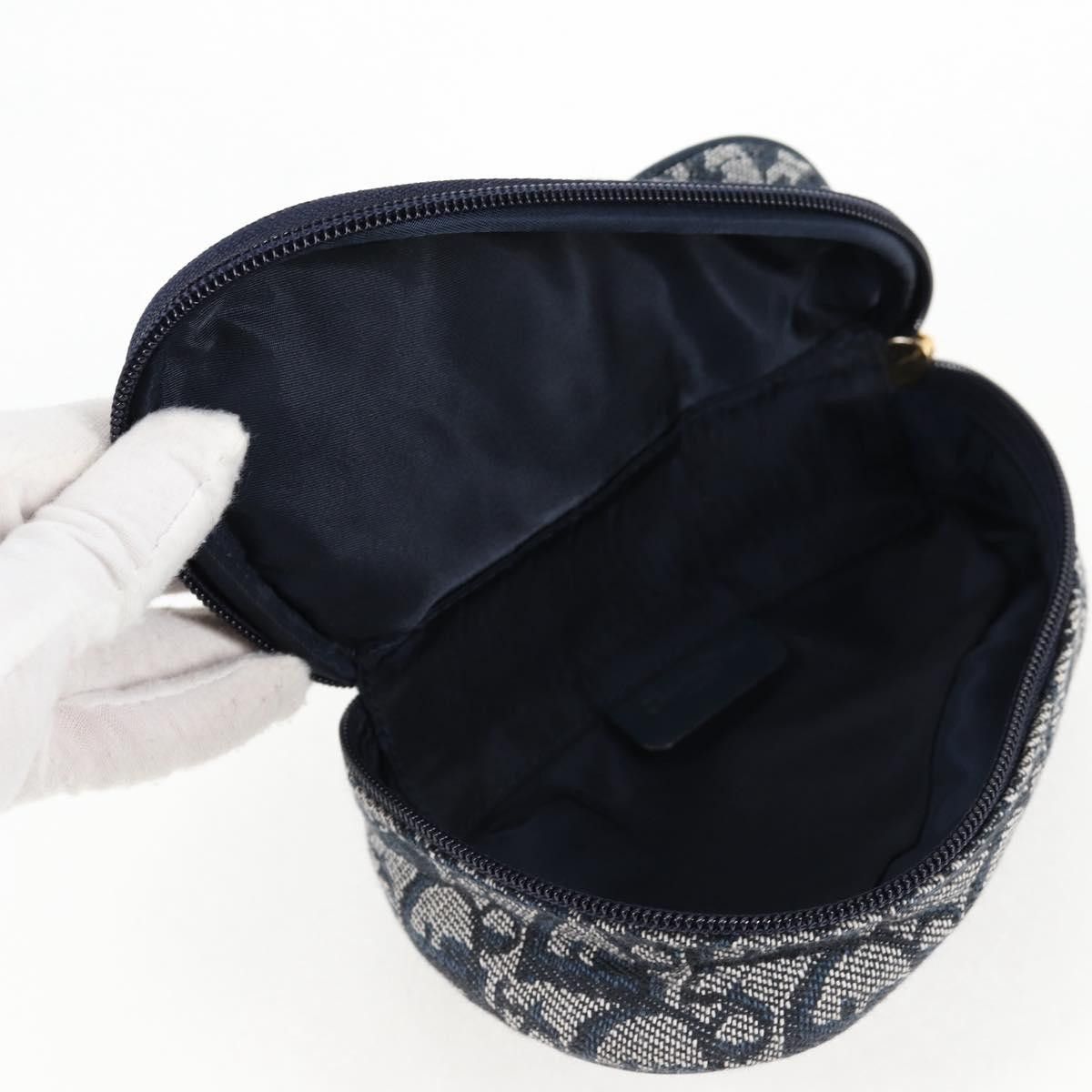 Dior Christian Dior Saddle Zip Pouch Diorissimo Canvas Size ONE SIZE - 16 Thumbnail