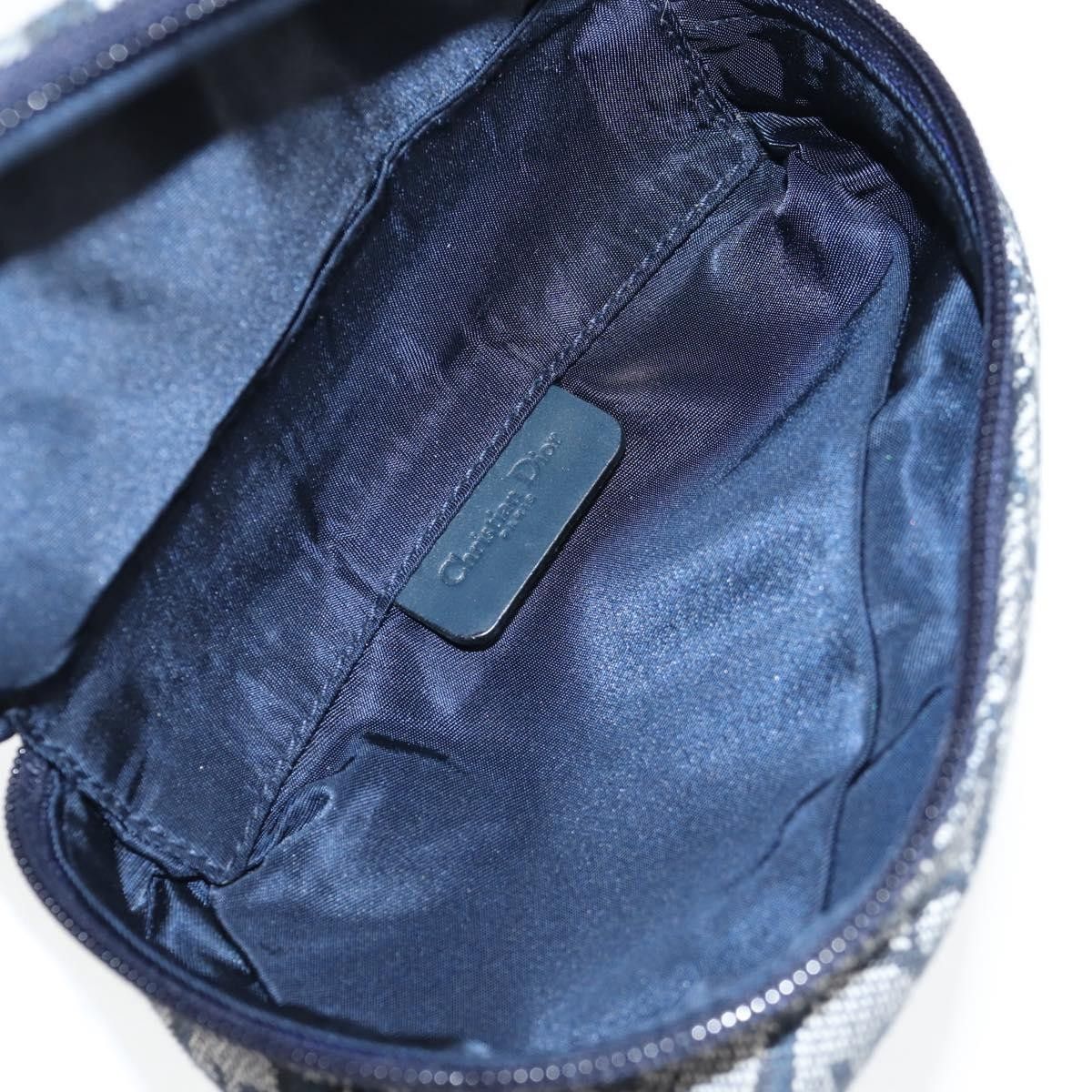 Dior Christian Dior Saddle Zip Pouch Diorissimo Canvas Size ONE SIZE - 5 Thumbnail