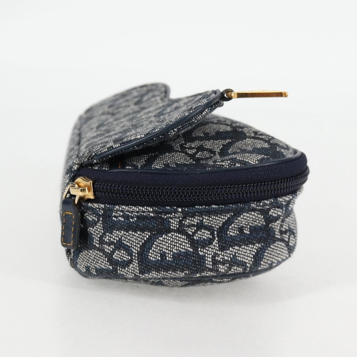 Dior Christian Dior Saddle Zip Pouch Diorissimo Canvas Size ONE SIZE - 4 Thumbnail
