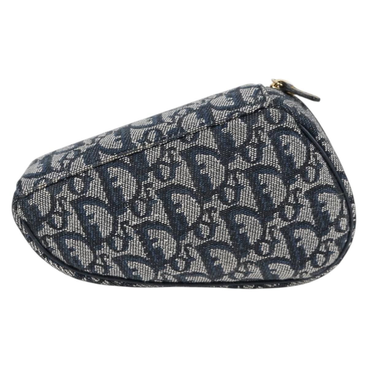 Dior Christian Dior Saddle Zip Pouch Diorissimo Canvas Size ONE SIZE - 2 Thumbnail