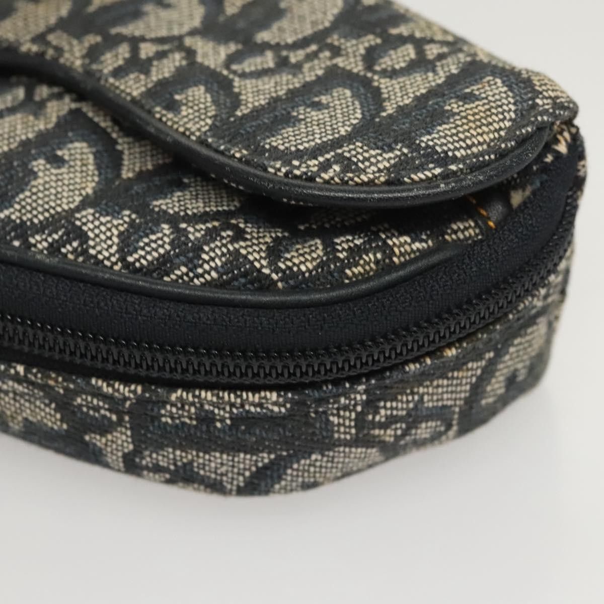 Dior Christian Dior Saddle Zip Pouch Diorissimo Canvas Size ONE SIZE - 10 Thumbnail