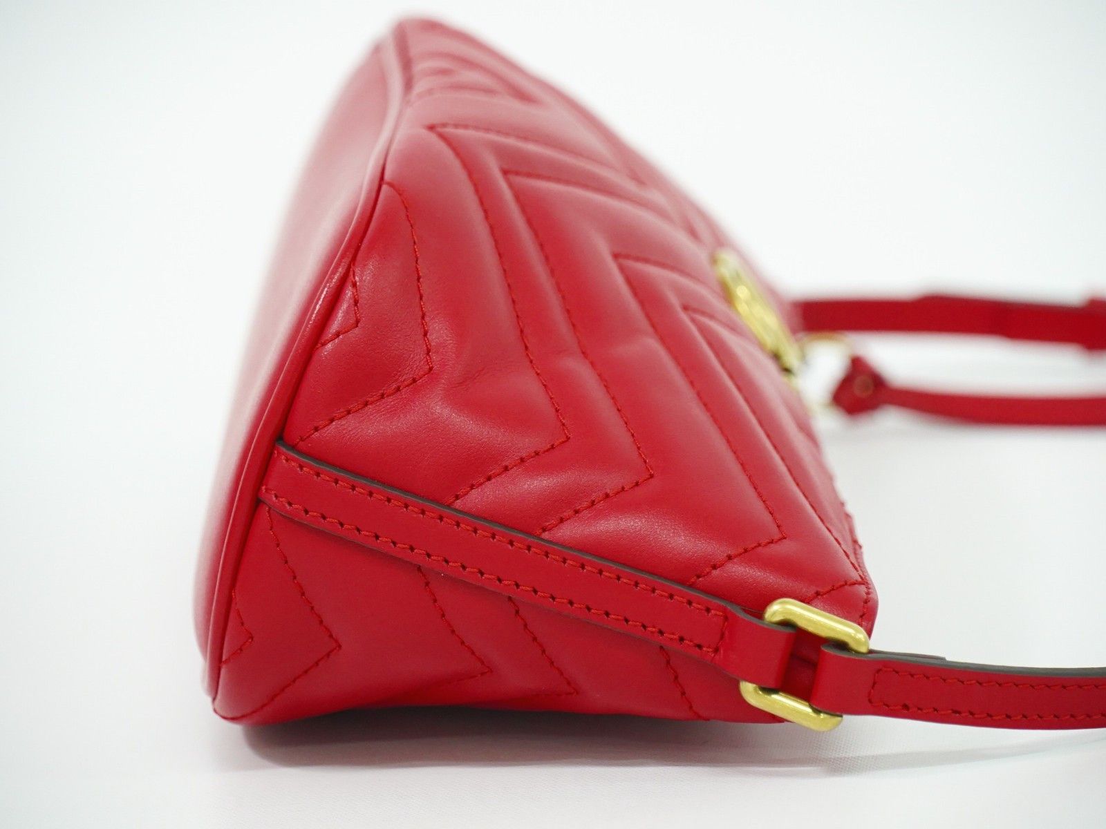 Gucci Gucci GG Marmont Shoulder Bag Leather Size ONE SIZE - 3 Thumbnail
