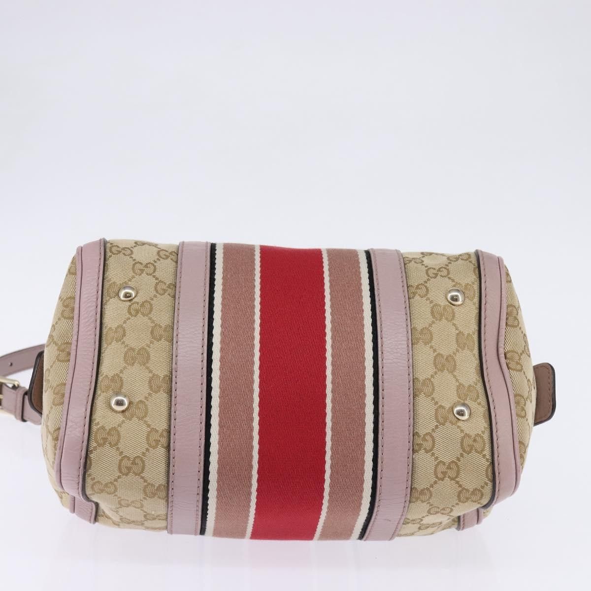 Gucci Gucci Vintage Web Boston Bag GG Canvas Size ONE SIZE - 17 Thumbnail