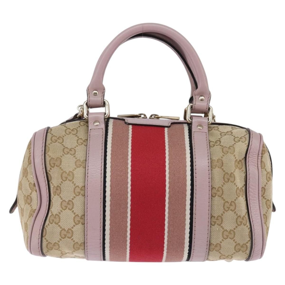 Gucci Gucci Vintage Web Boston Bag GG Canvas Size ONE SIZE - 20 Thumbnail