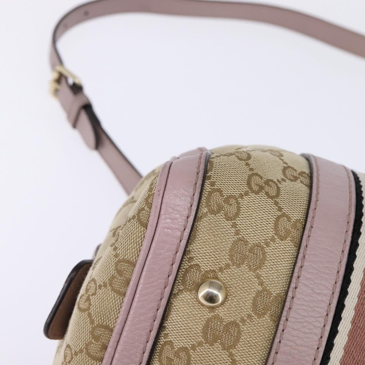 Gucci Gucci Vintage Web Boston Bag GG Canvas Size ONE SIZE - 11 Thumbnail