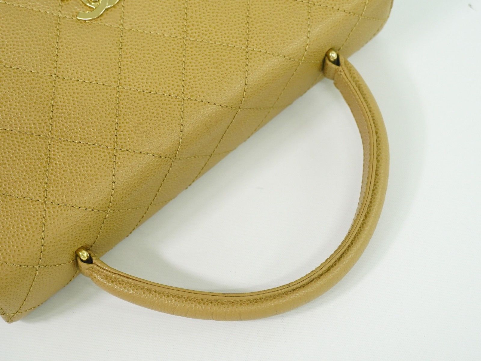 Chanel Chanel Coco Top Handle Bag Quilted Caviar Size ONE SIZE - 7 Thumbnail