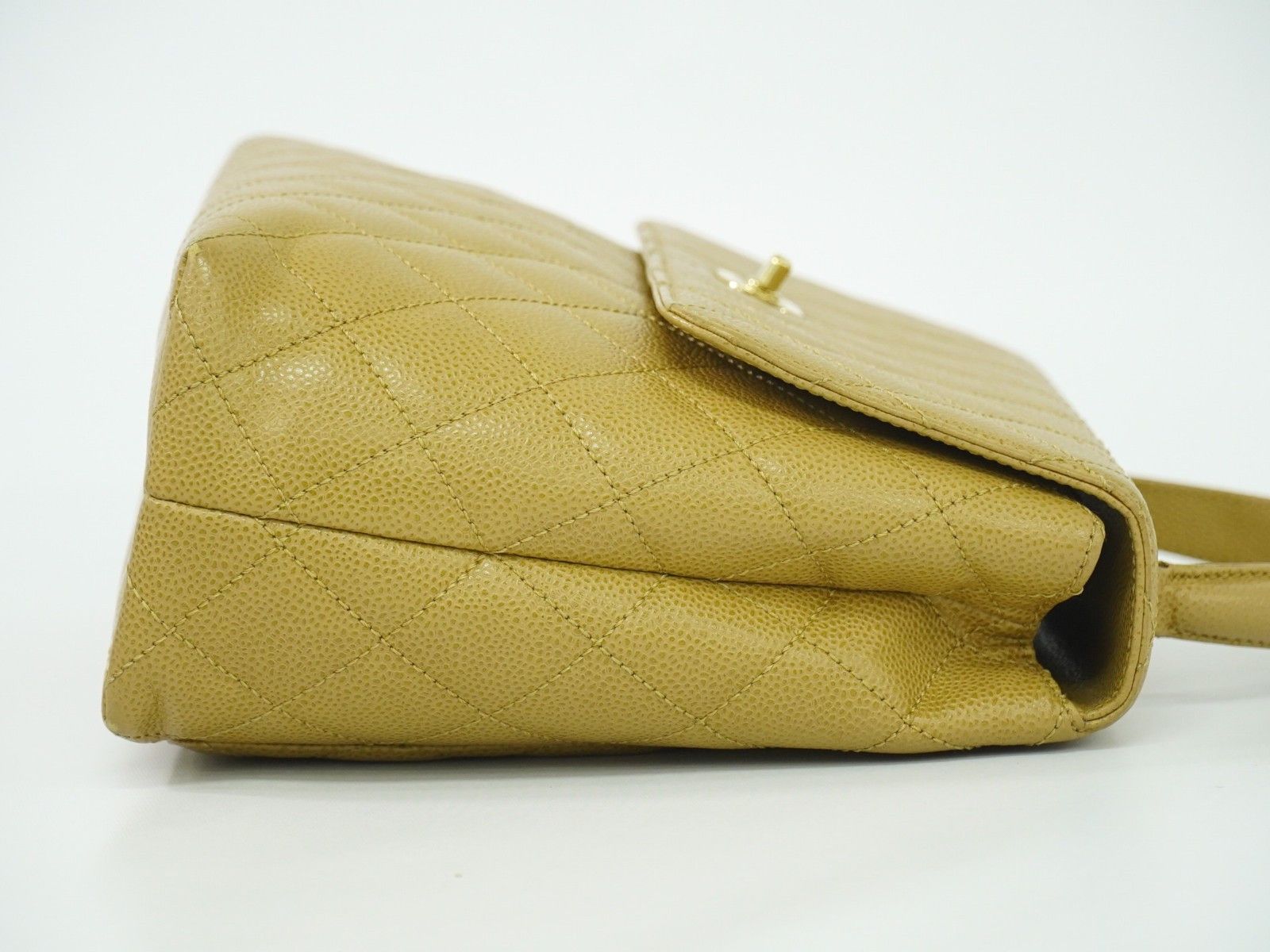 Chanel Chanel Coco Top Handle Bag Quilted Caviar Size ONE SIZE - 3 Thumbnail