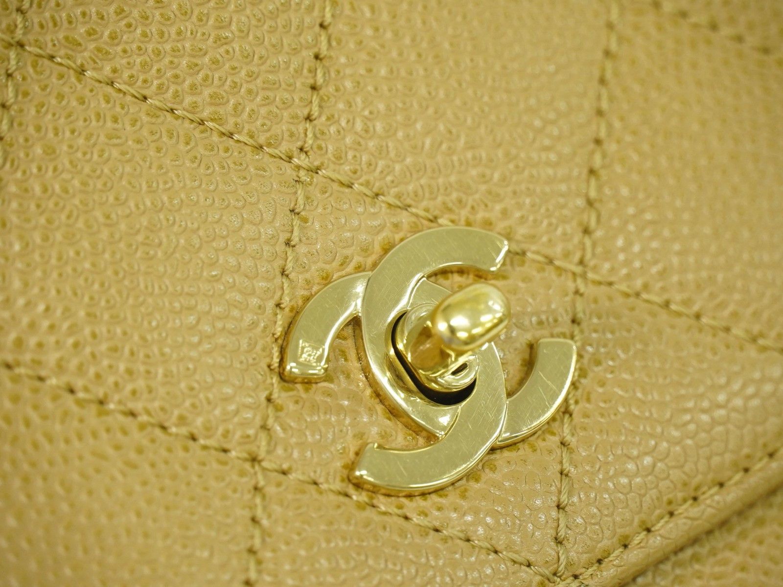 Chanel Chanel Coco Top Handle Bag Quilted Caviar Size ONE SIZE - 10 Thumbnail