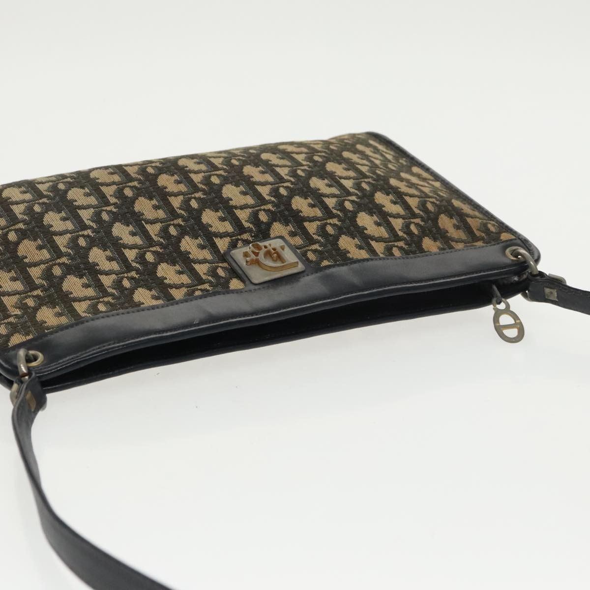 Dior Christian Dior Vintage Trotter Shoulder Bag Canvas Size ONE SIZE - 15 Thumbnail
