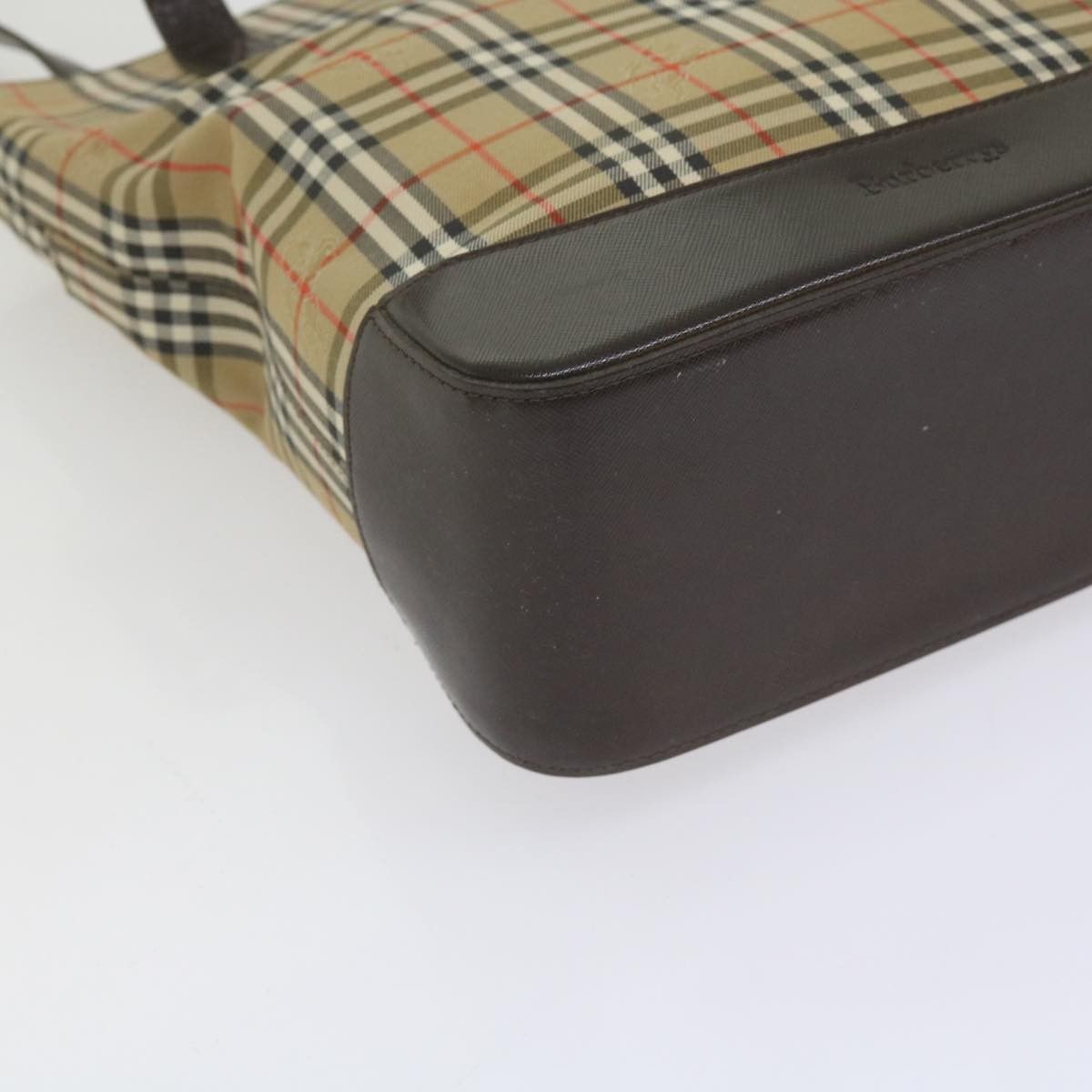Burberry Burberry Nova Check Tote Leather Size ONE SIZE - 8 Thumbnail