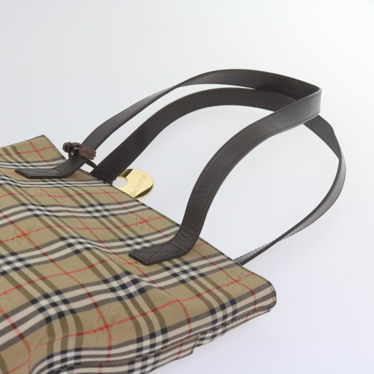 Burberry Burberry Nova Check Tote Leather Size ONE SIZE - 18 Thumbnail