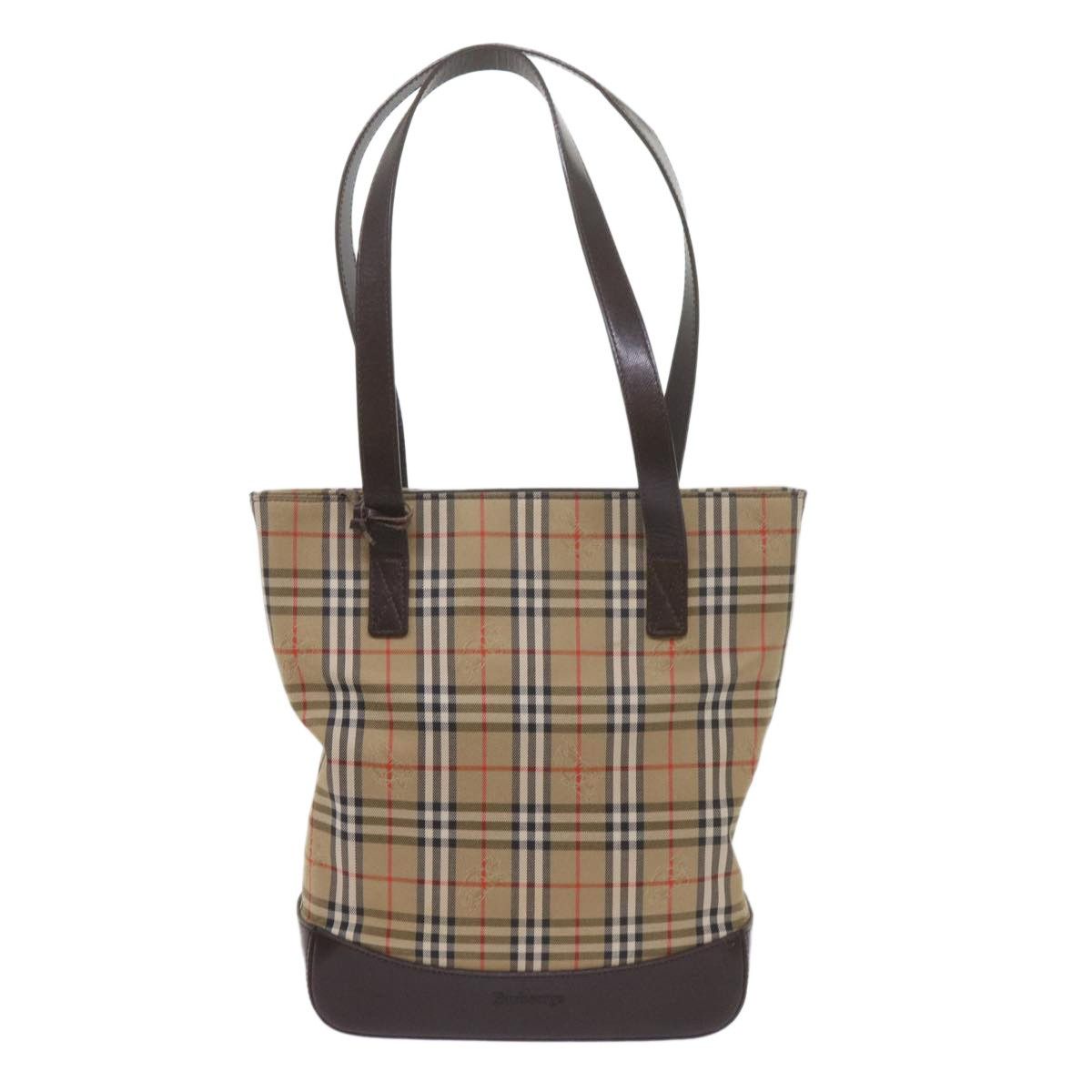 Burberry Burberry Nova Check Tote Leather Size ONE SIZE - 17 Thumbnail
