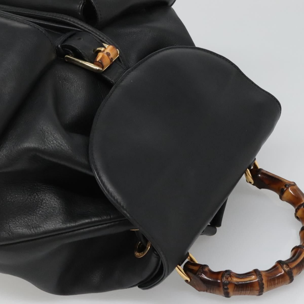 Gucci Gucci Vintage Bamboo Leather Size ONE SIZE - 17 Thumbnail