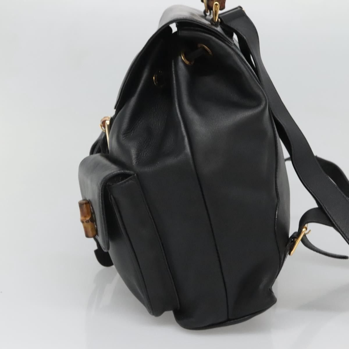 Gucci Gucci Vintage Bamboo Leather Size ONE SIZE - 4 Thumbnail