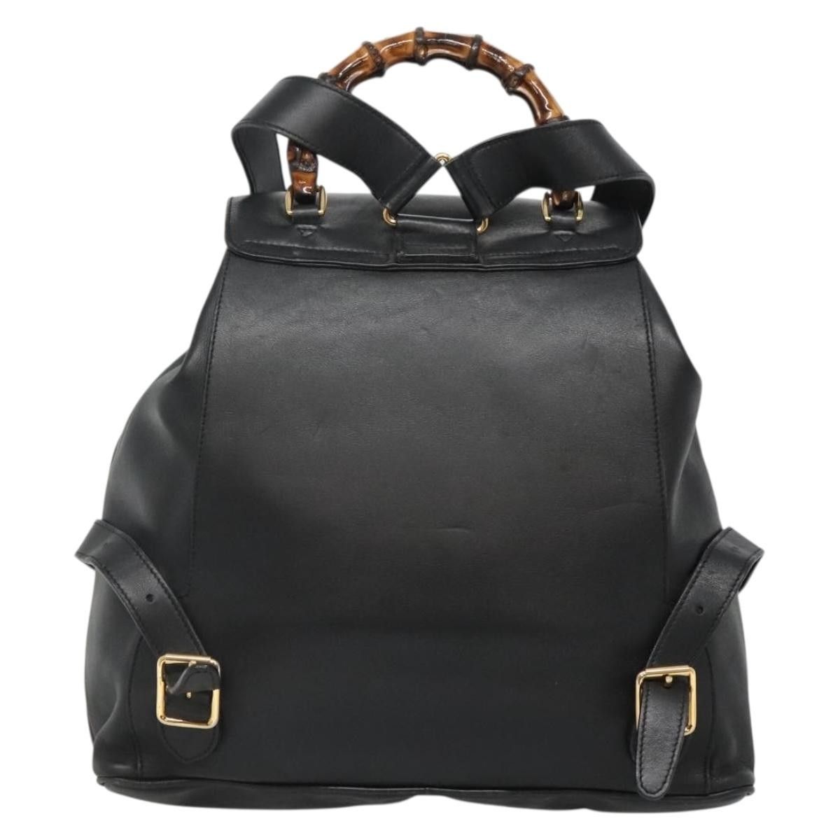 Gucci Gucci Vintage Bamboo Leather Size ONE SIZE - 2 Thumbnail