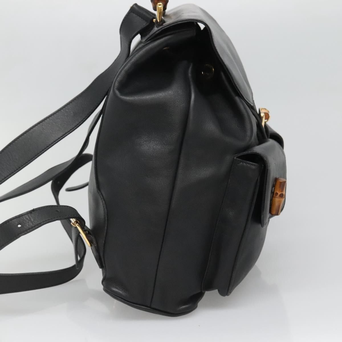 Gucci Gucci Vintage Bamboo Leather Size ONE SIZE - 3 Thumbnail