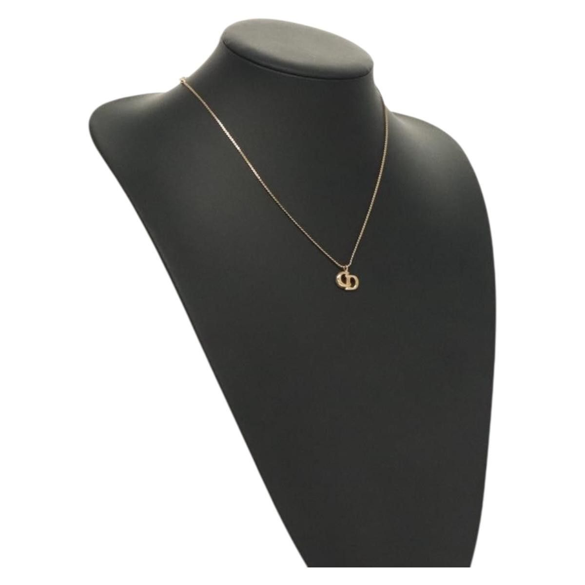 Dior Christian Dior CD Pendant Necklace Metal Size ONE SIZE - 6 Thumbnail