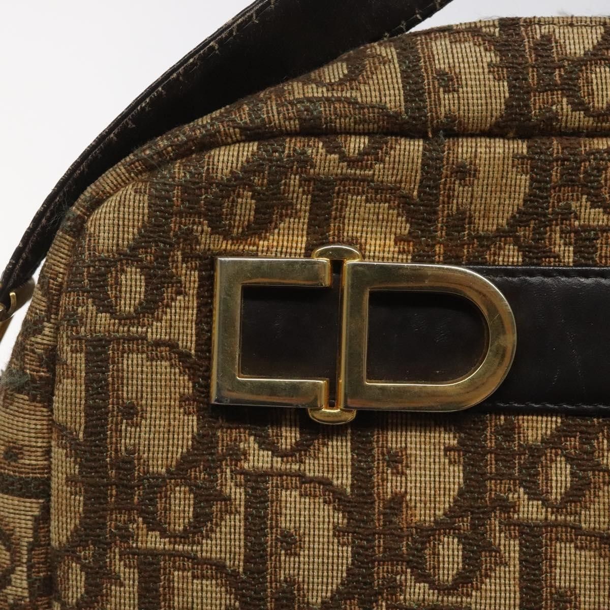 Dior Christian Dior Vintage Trotter Shoulder Bag Canvas Size ONE SIZE - 12 Thumbnail