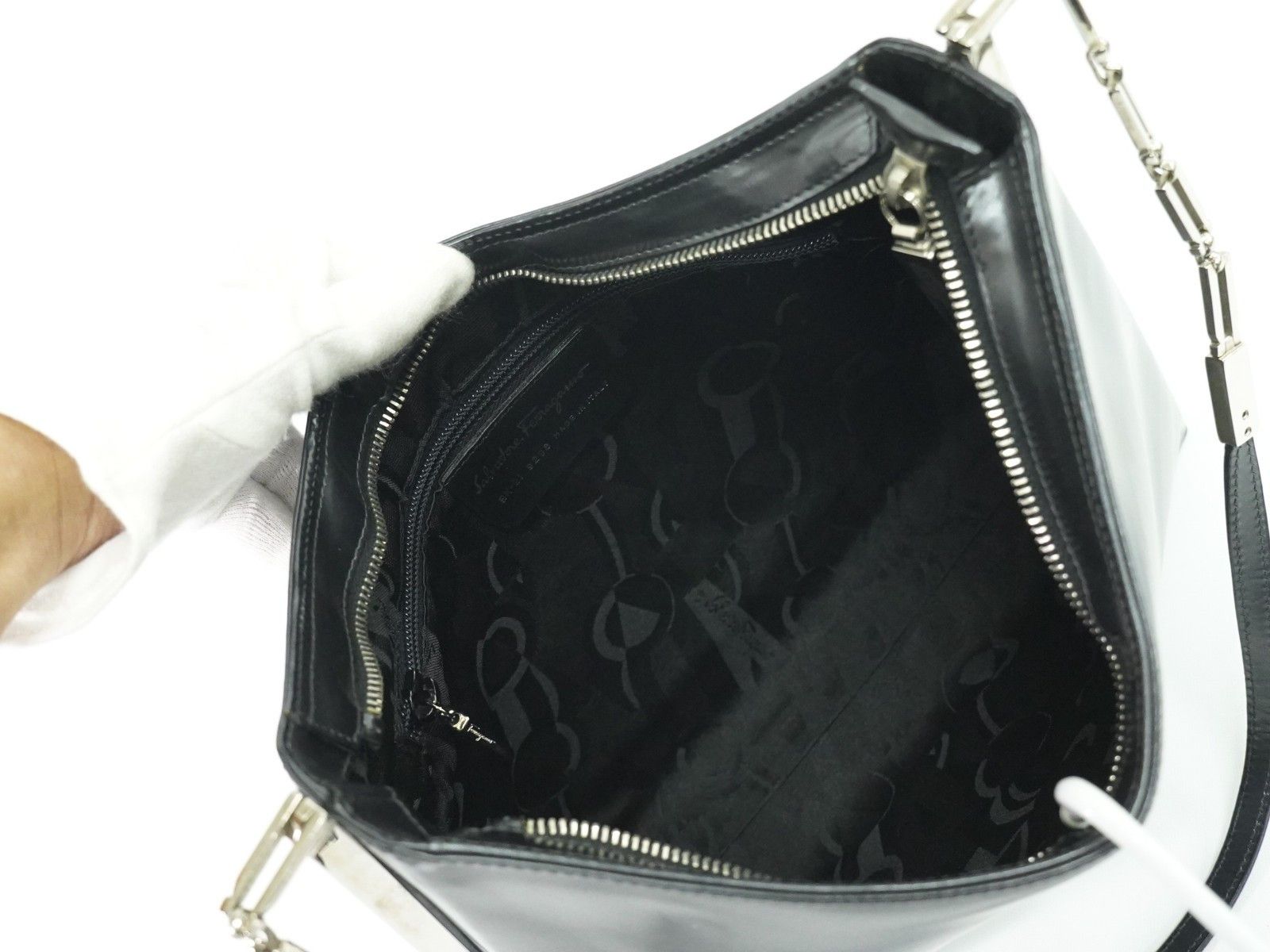 Salvatore Ferragamo Salvatore Ferragamo Shoulder Bag Leather Size ONE SIZE - 3 Thumbnail