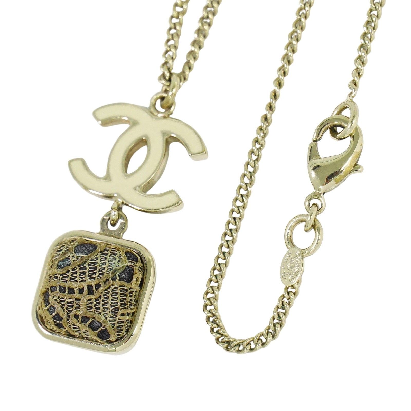 Chanel Chanel Vintage CC Pendant Necklace Metal Size ONE SIZE - 2 Thumbnail