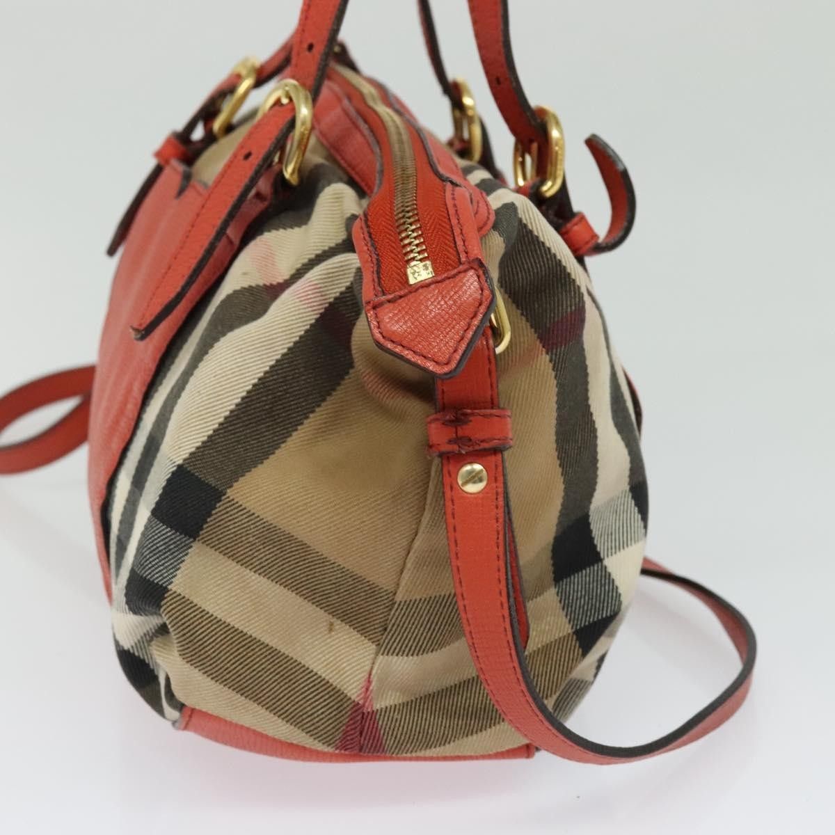 Burberry Burberry Bridle House Salisbury Tote Nova Check Canvas Size ONE SIZE - 3 Thumbnail