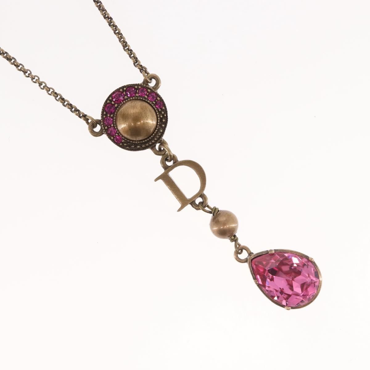 Dior Christian Dior D logo Pendant Necklace Metal Size ONE SIZE - 4 Thumbnail