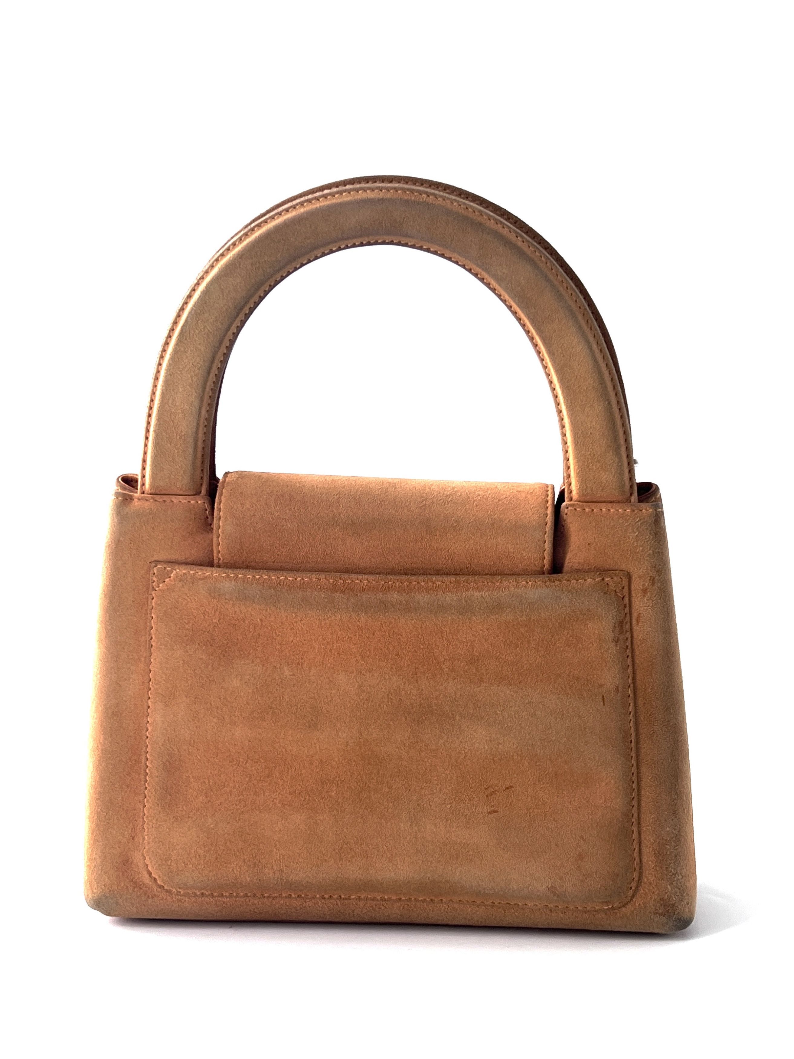 Chanel Chanel Kelly Top Handle Shopping Bag SUEDE Size ONE SIZE - 2 Thumbnail