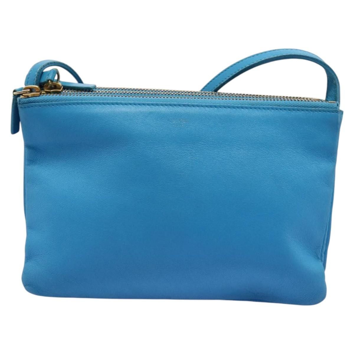 Celine Celine Trio Crossbody Bag Leather Size ONE SIZE - 18 Thumbnail
