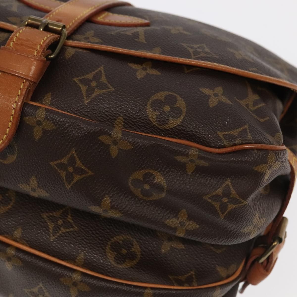 Louis Vuitton Louis Vuitton Saumur Handbag Monogram Canvas Size ONE SIZE - 12 Thumbnail