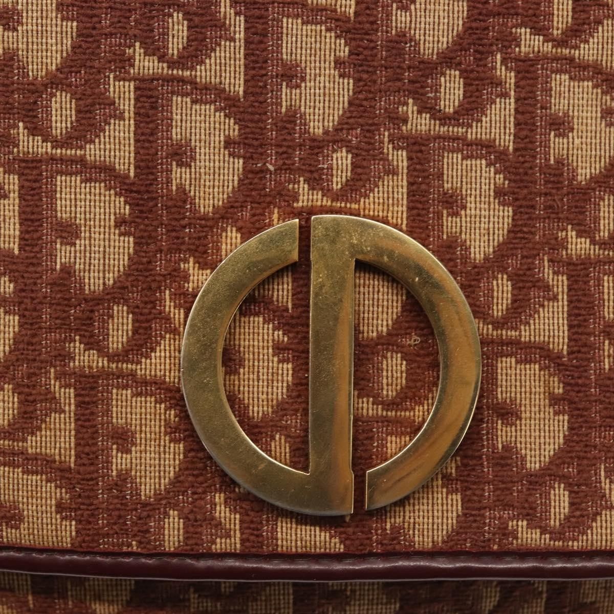 Dior Christian Dior Vintage Trotter Flap Shoulder Bag Canvas Size ONE SIZE - 12 Thumbnail