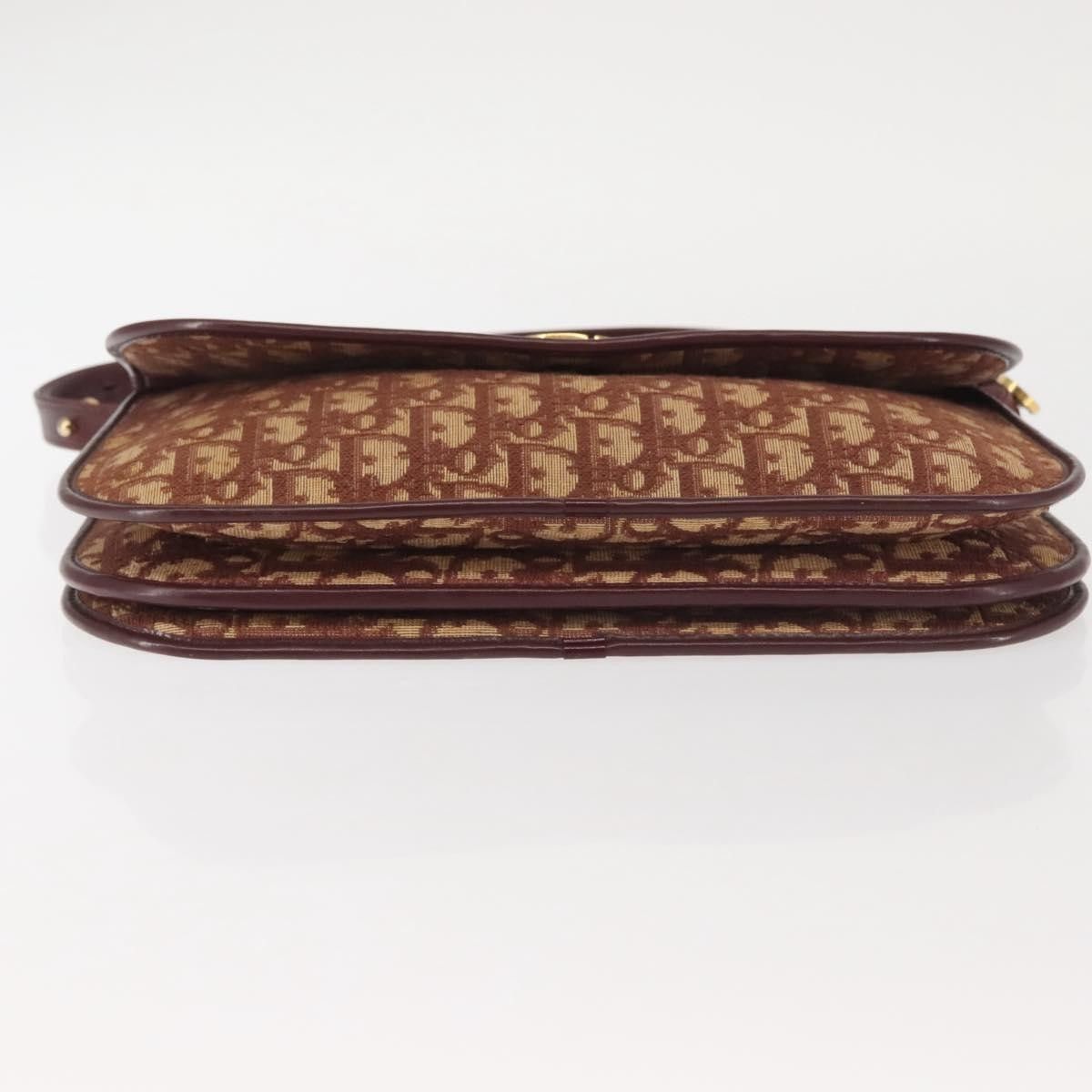 Dior Christian Dior Vintage Trotter Flap Shoulder Bag Canvas Size ONE SIZE - 14 Thumbnail