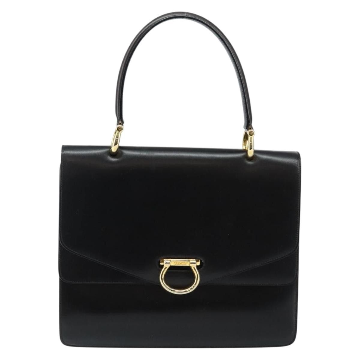 Celine Celine Vintage Top Handle Bag Glazed Leather Size ONE SIZE - 16 Thumbnail