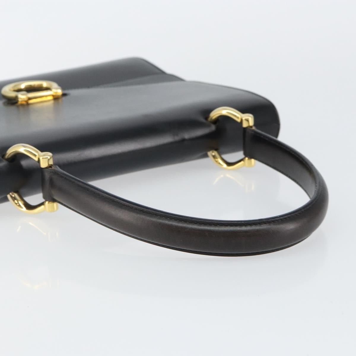 Celine Celine Vintage Top Handle Bag Glazed Leather Size ONE SIZE - 8 Thumbnail
