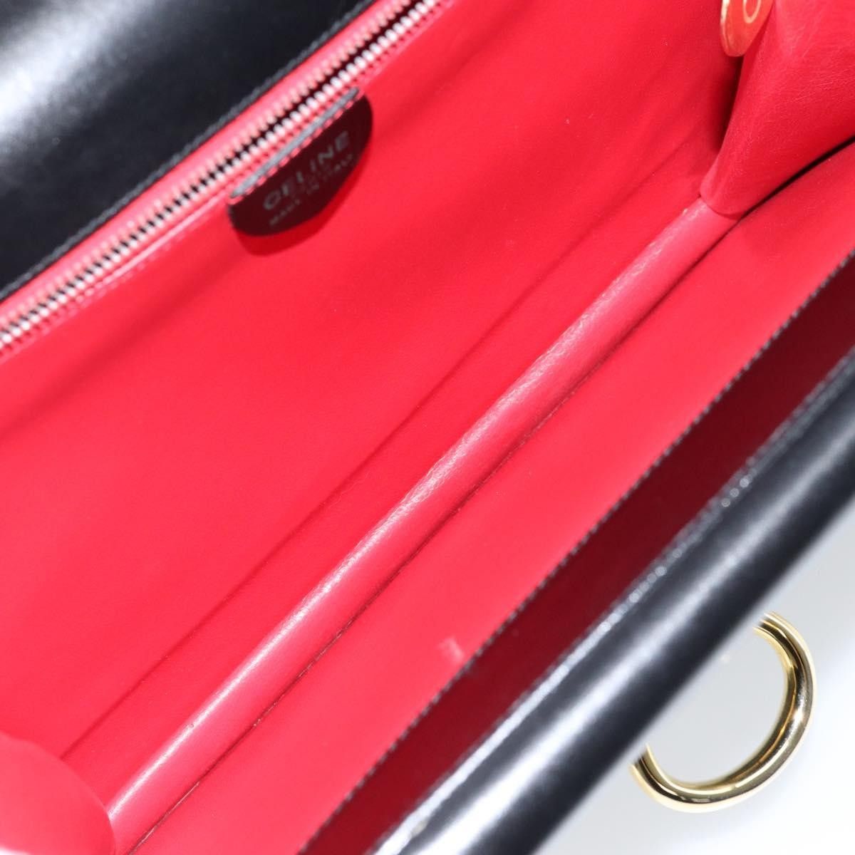 Celine Celine Vintage Top Handle Bag Glazed Leather Size ONE SIZE - 5 Thumbnail