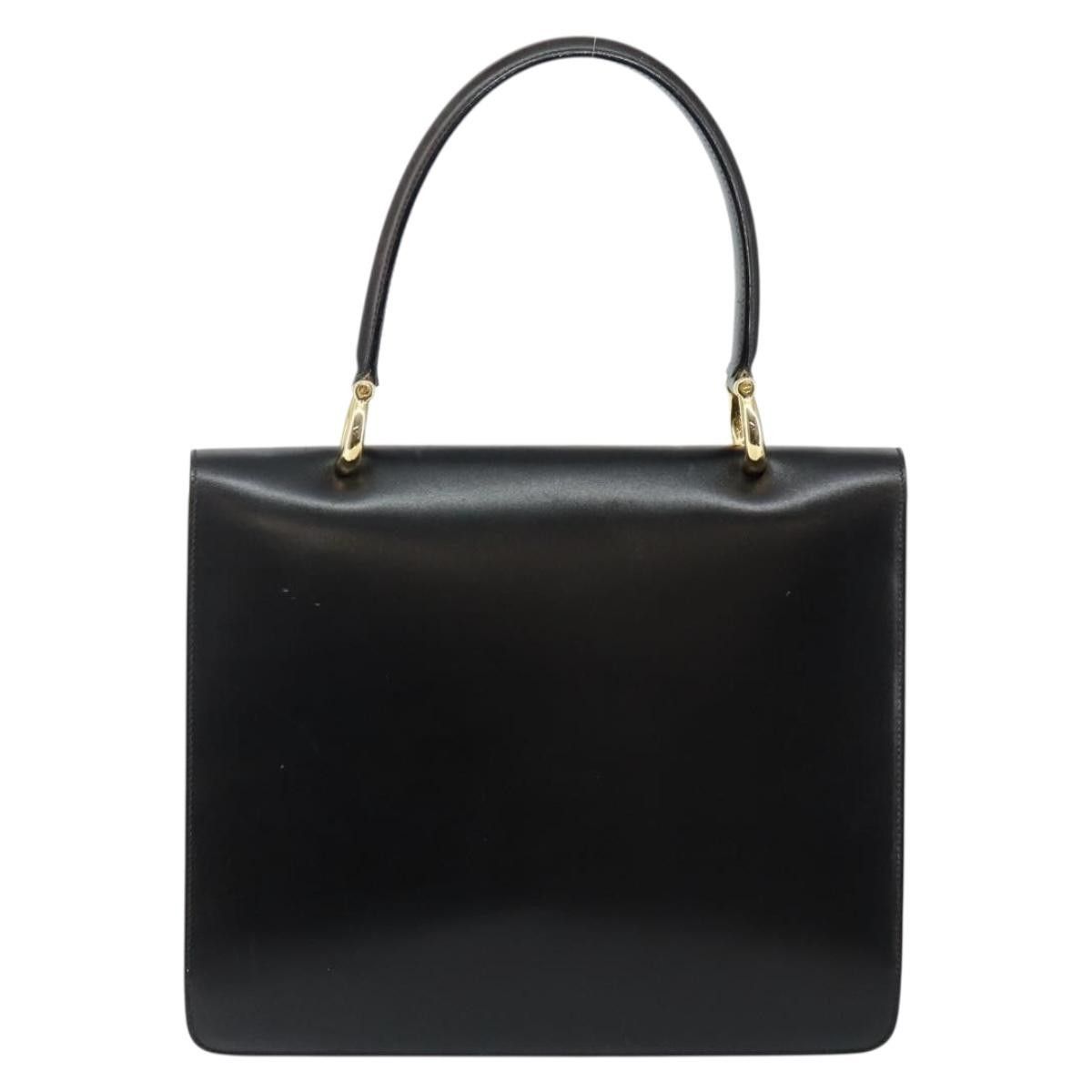 Celine Celine Vintage Top Handle Bag Glazed Leather Size ONE SIZE - 2 Thumbnail