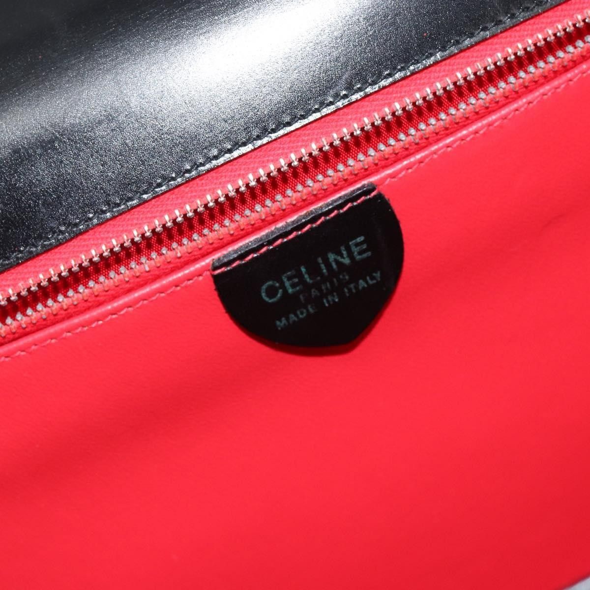 Celine Celine Vintage Top Handle Bag Glazed Leather Size ONE SIZE - 6 Thumbnail