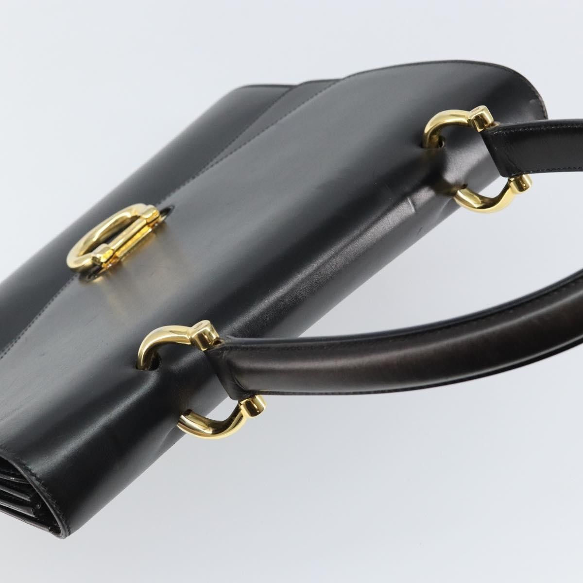 Celine Celine Vintage Top Handle Bag Glazed Leather Size ONE SIZE - 19 Thumbnail