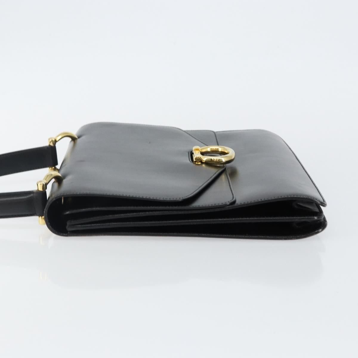 Celine Celine Vintage Top Handle Bag Glazed Leather Size ONE SIZE - 4 Thumbnail