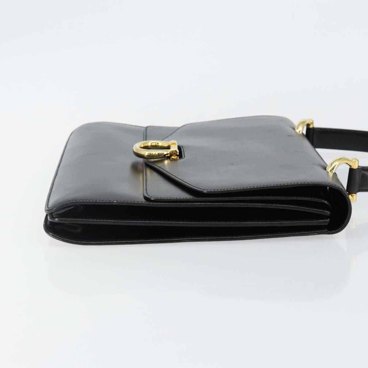 Celine Celine Vintage Top Handle Bag Glazed Leather Size ONE SIZE - 3 Thumbnail