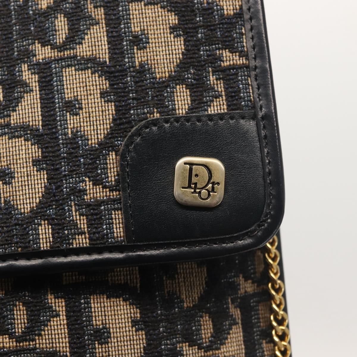 Dior Christian Dior Vintage Trotter Flap Shoulder Bag Canvas Size ONE SIZE - 16 Thumbnail