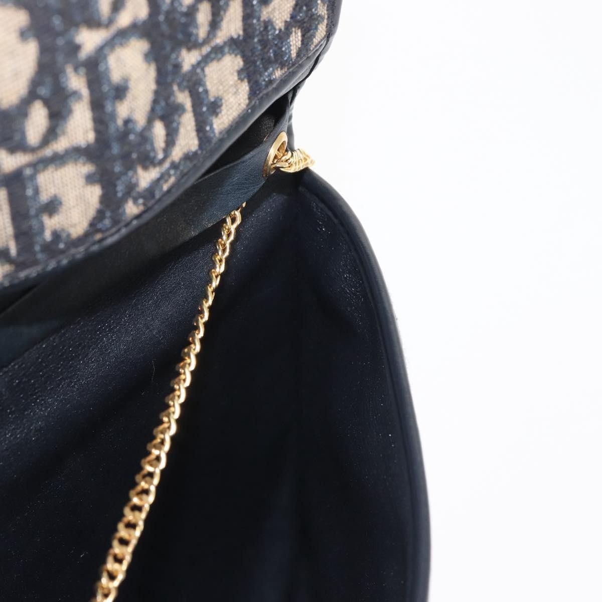 Dior Christian Dior Vintage Trotter Flap Shoulder Bag Canvas Size ONE SIZE - 21 Thumbnail