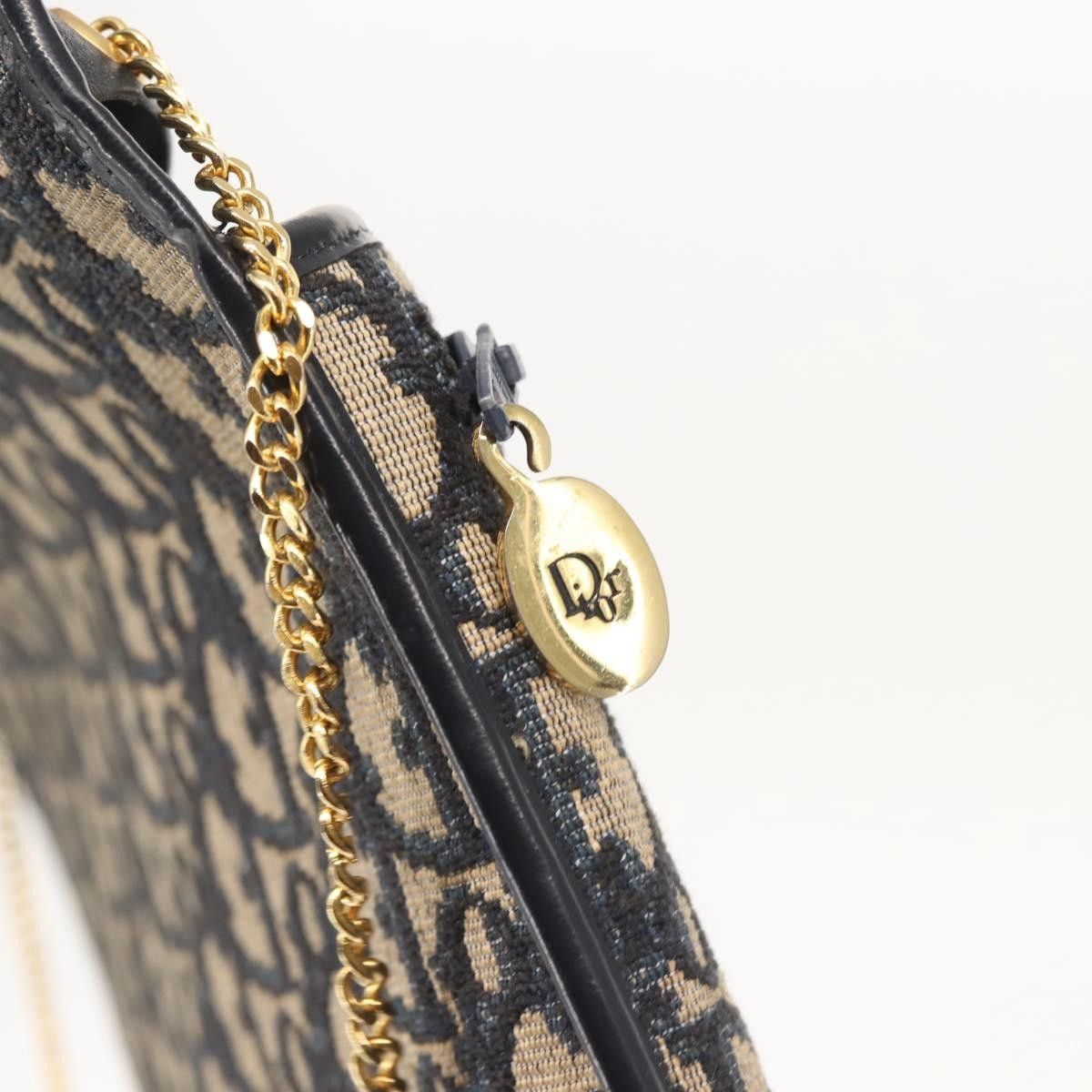 Dior Christian Dior Vintage Trotter Flap Shoulder Bag Canvas Size ONE SIZE - 17 Thumbnail