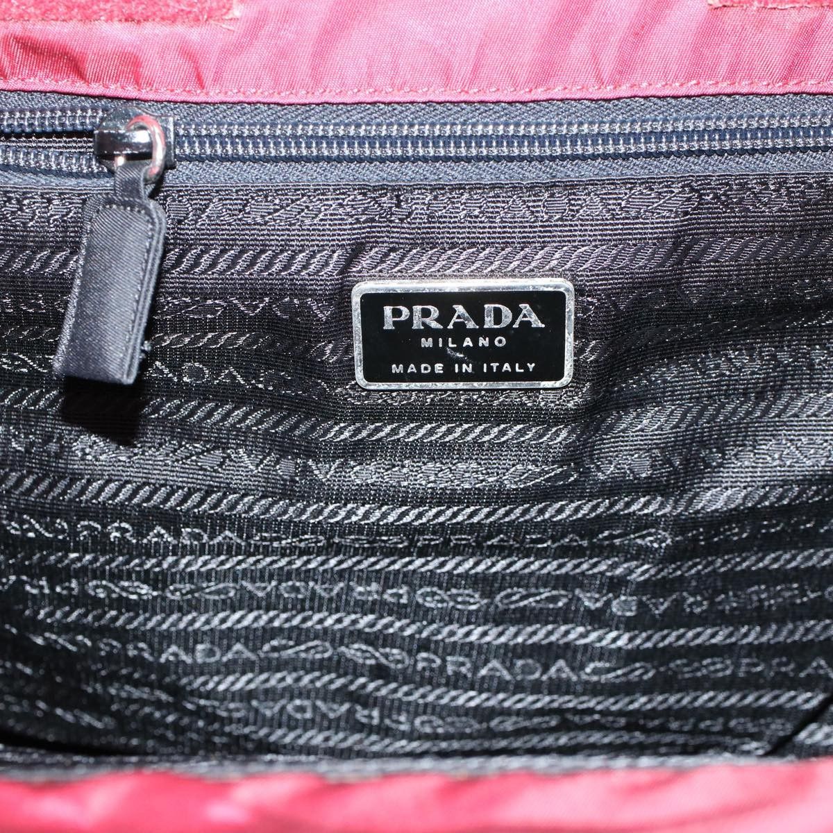Prada Prada Grommet Lock Flap Chain Shoulder Bag Leather Size ONE SIZE - 20 Thumbnail