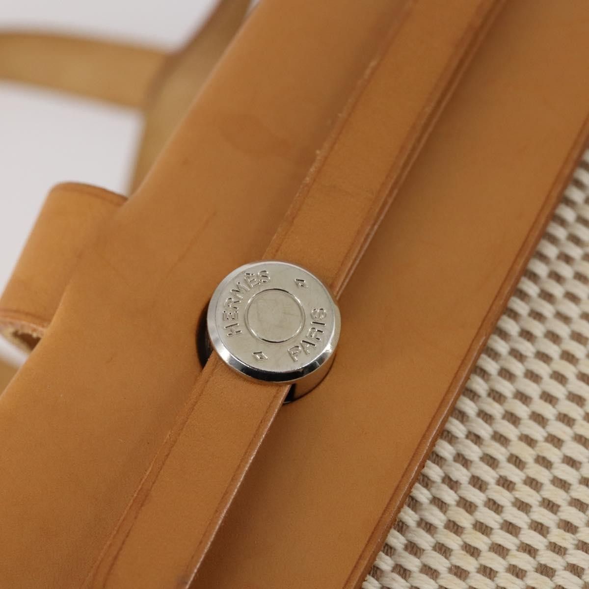 Hermes Hermes Herbag Cabas Toile and Leather Size ONE SIZE - 13 Thumbnail