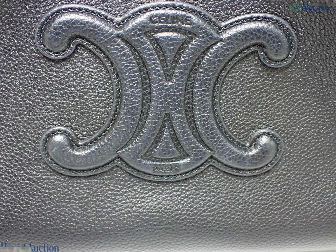 Celine Celine Cuir Triomphe Cabas Drawstring Tote Leather Size ONE SIZE - 9 Thumbnail