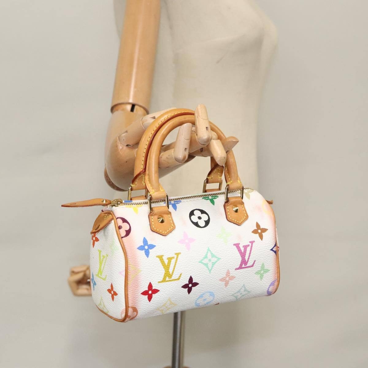 Louis Vuitton Louis Vuitton Speedy Mini HL Handbag Monogram Multicolor Size ONE SIZE - 14 Thumbnail