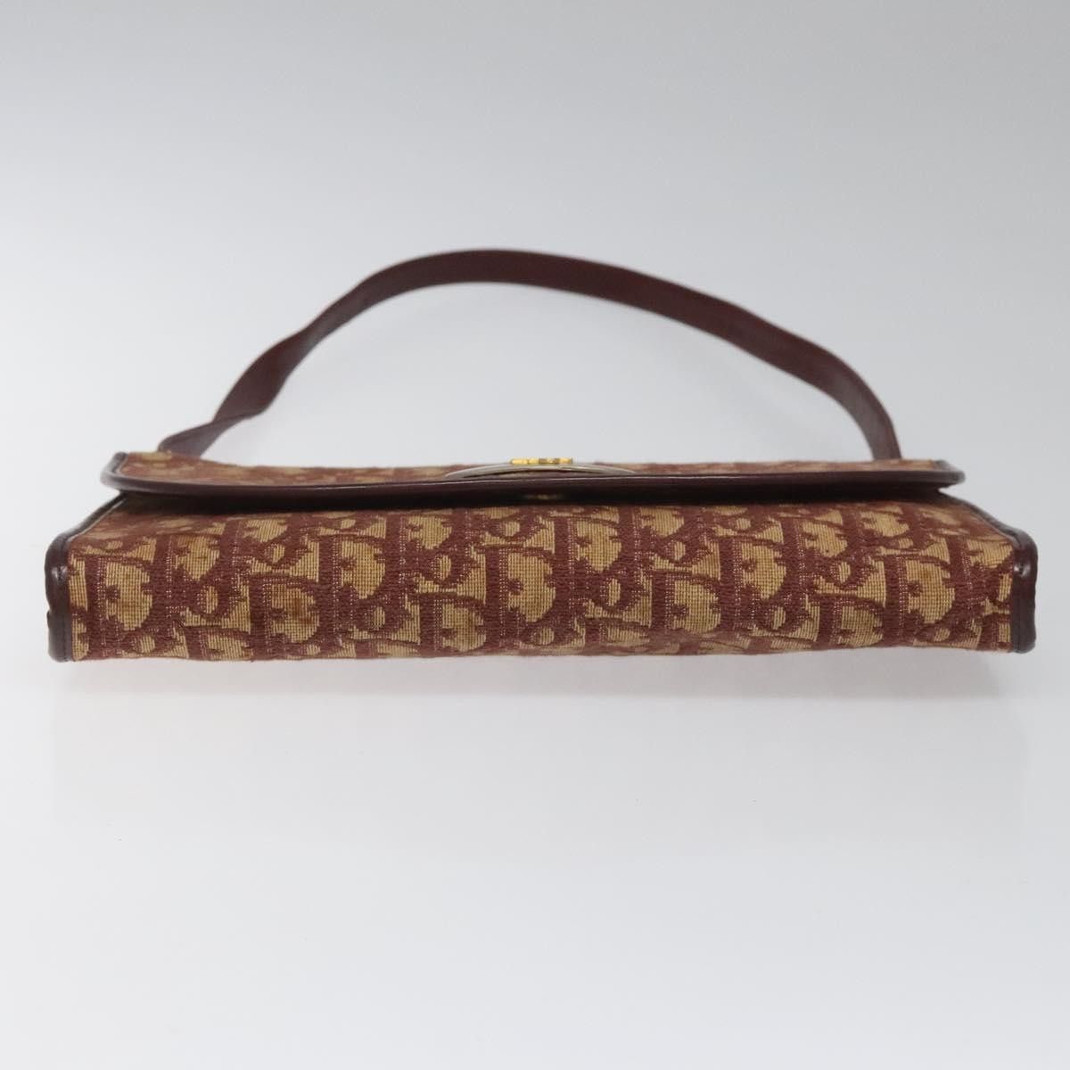 Dior Christian Dior Vintage Trotter Flap Shoulder Bag Canvas Size ONE SIZE - 14 Thumbnail