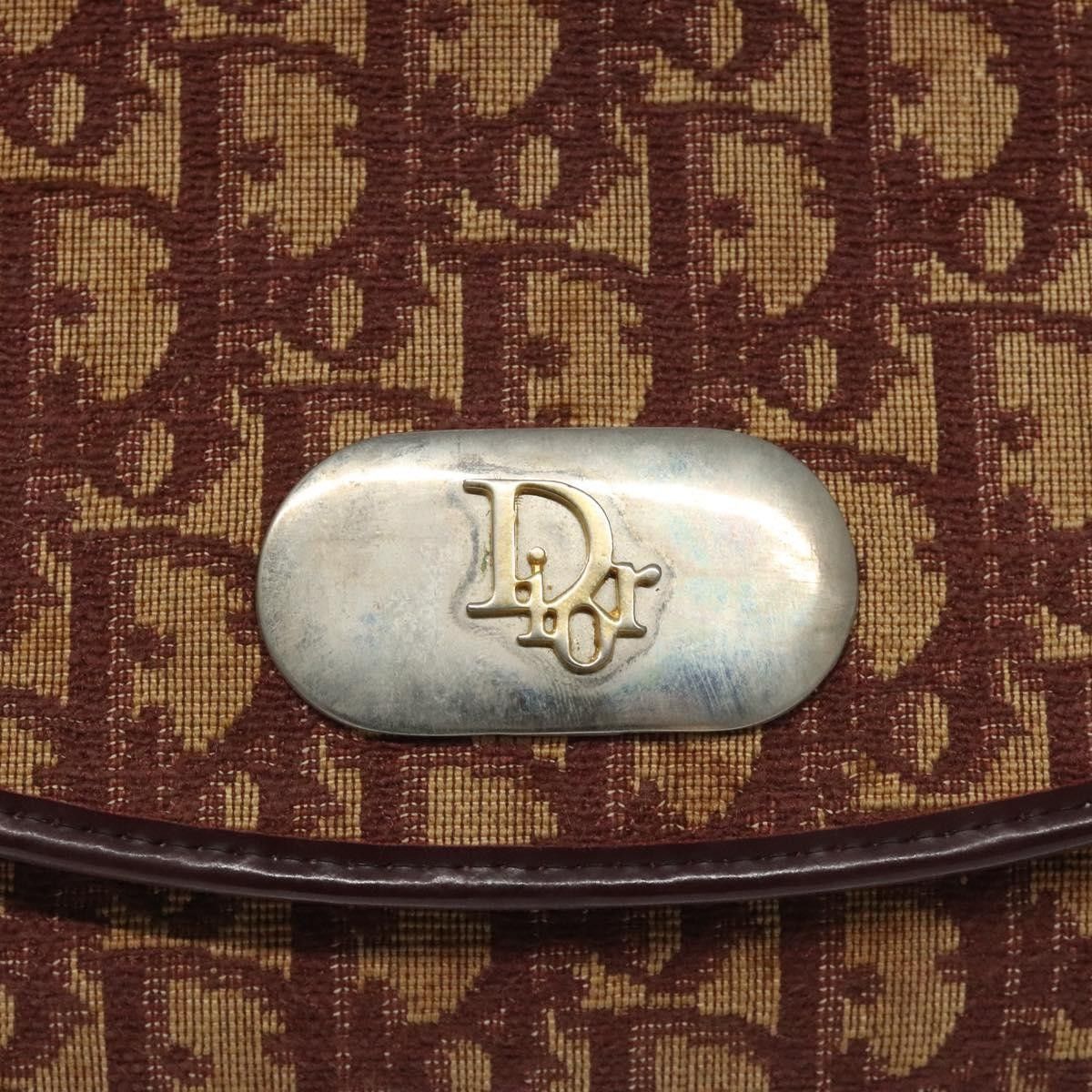 Dior Christian Dior Vintage Trotter Flap Shoulder Bag Canvas Size ONE SIZE - 12 Thumbnail
